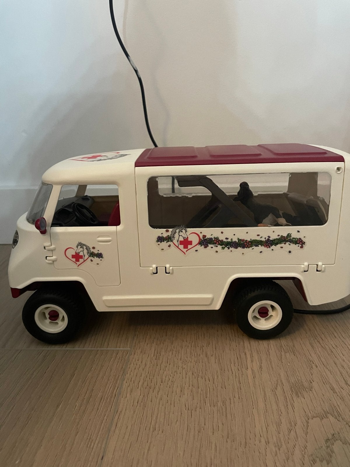 Schleich Dierenarts Bus/Auto met Paard en Figuur, Ophalen of Verzenden, Zo goed als nieuw