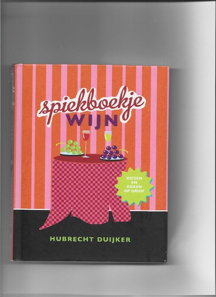Spiekboekje  Wijn, Ophalen, Zo goed als nieuw, Hubrecht Duijker, Frankrijk