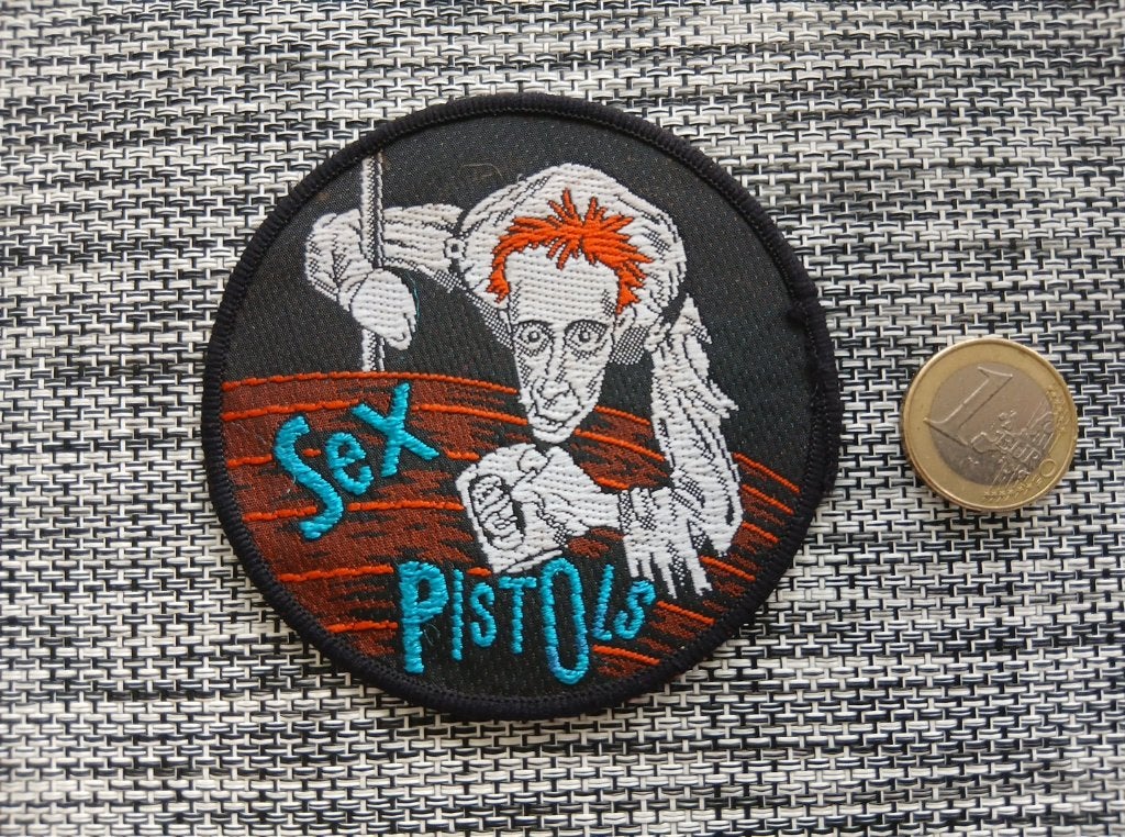 Sex Pistols vintage Johnny Rotten patch s340 punk, Ophalen of Verzenden, Nieuw, Kleding