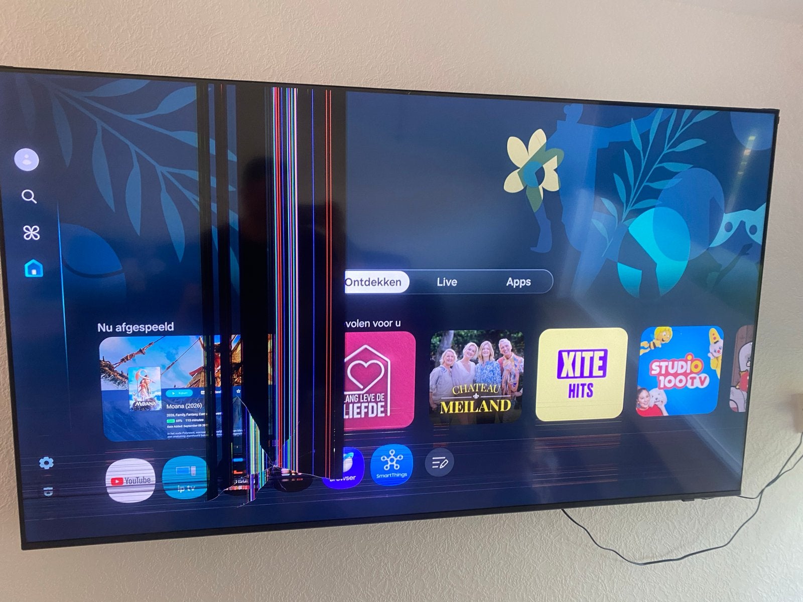 Defecte Samsung 65” Smart TV - Onderdelen of reparatie