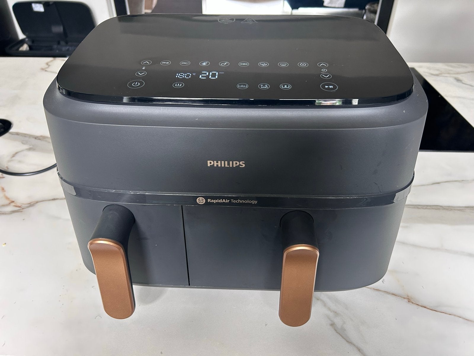 Philips Airfryer XXL NA352, Witgoed en Apparatuur, Airfryers, Ophalen, Zo goed als nieuw, Airfryer XXL, 1500 gram of meer