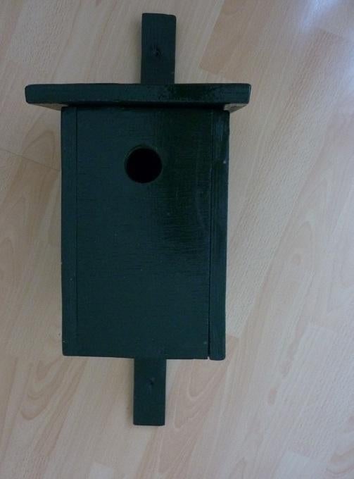 vogelhokje nestkast hokje voor vogel groen, Dieren en Toebehoren, Ophalen, Gebruikt, Hout, Overige typen