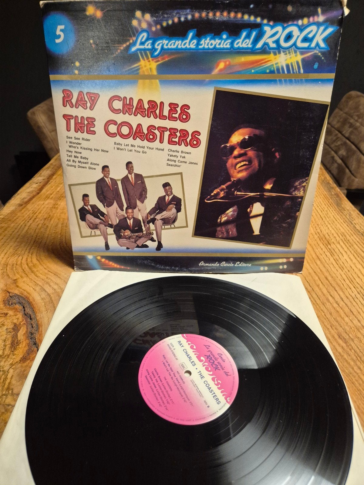 Ray Charles & The Coasters - La Grande Storia Del Rock LP, LP, Rock, Gebruikt, Ophalen of Verzenden