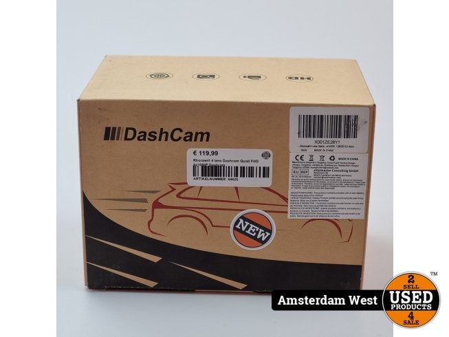 Rhorawill 4 Lens Dashcam Quad FHD 4x1080P Dashcam, Flex Ltd., Nieuw, https://flex.com/contact-us, Nobelstraat 10, 5807 GA Oostrum LB, Limburg, Nederland