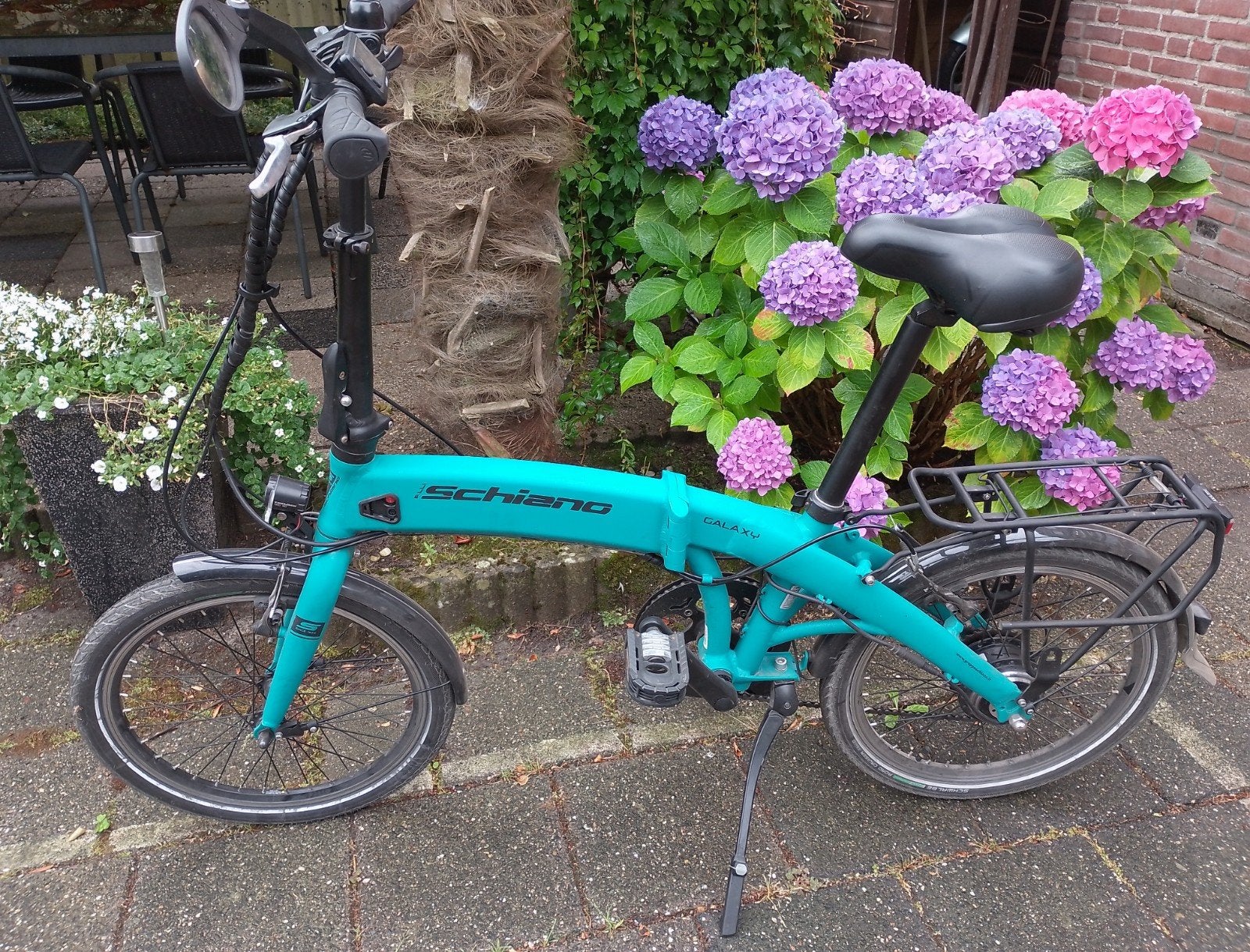 2  Schiano elektrische vouwfietsen , slechts 1 jaar oud, Fietsen en Brommers, Elektrische fietsen, Ophalen, Zo goed als nieuw