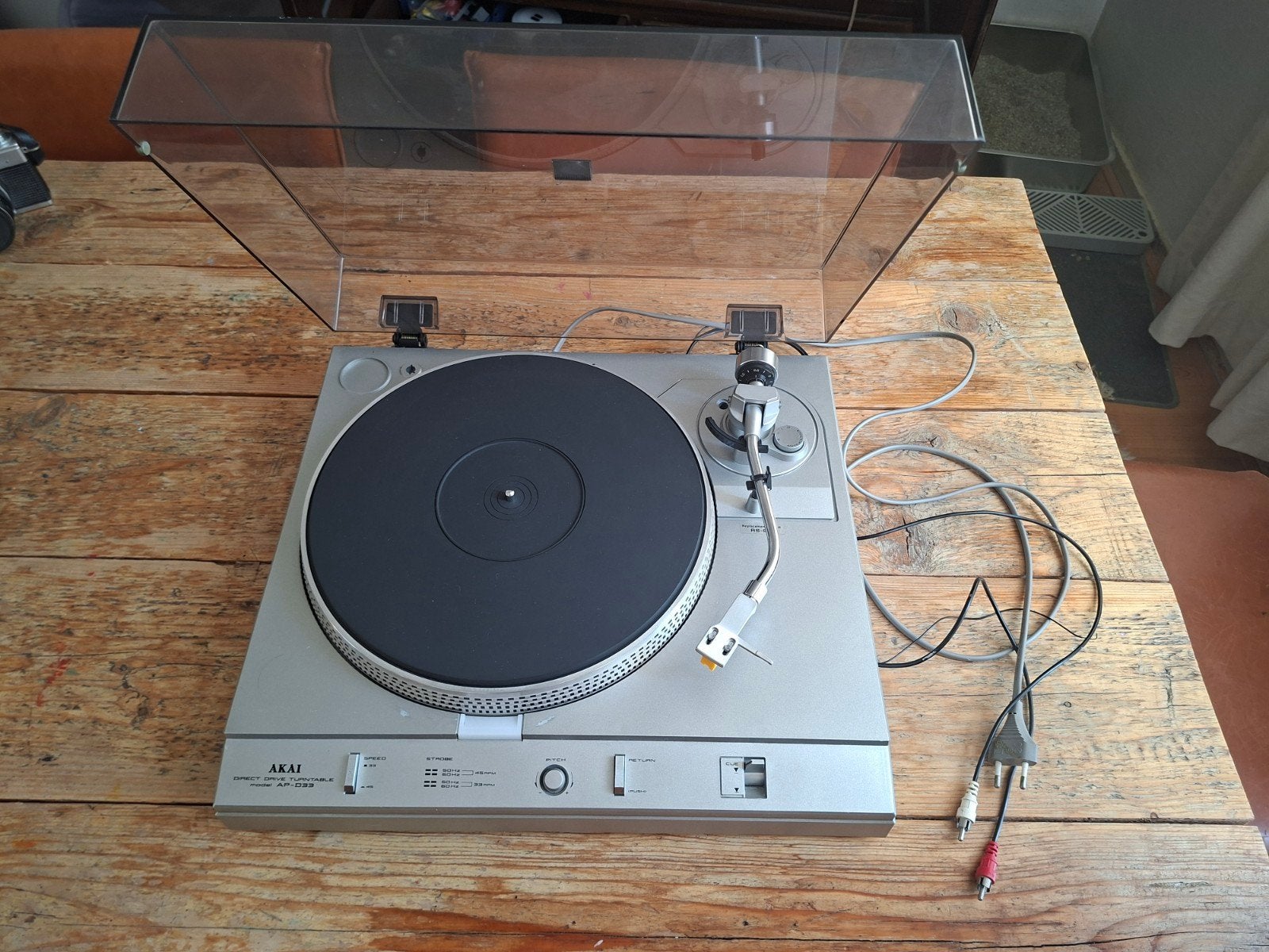 Akai AP-D33 Direct Drive Platenspeler, Audio, Tv en Foto, Platenspelers, Ophalen, Gebruikt, Platenspeler, Akai