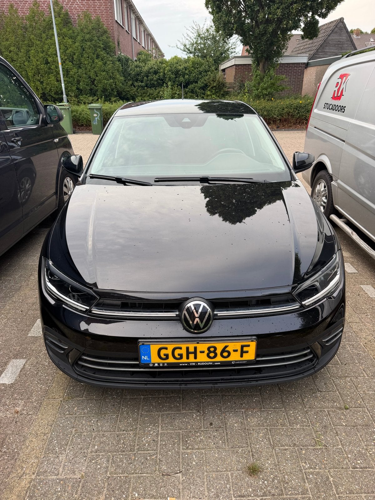 Volkswagen Polo 1.0 TSI 95pk 2022 Zwart, Auto's, Voorwielaandrijving, Stof, 1072 kg, Zwart