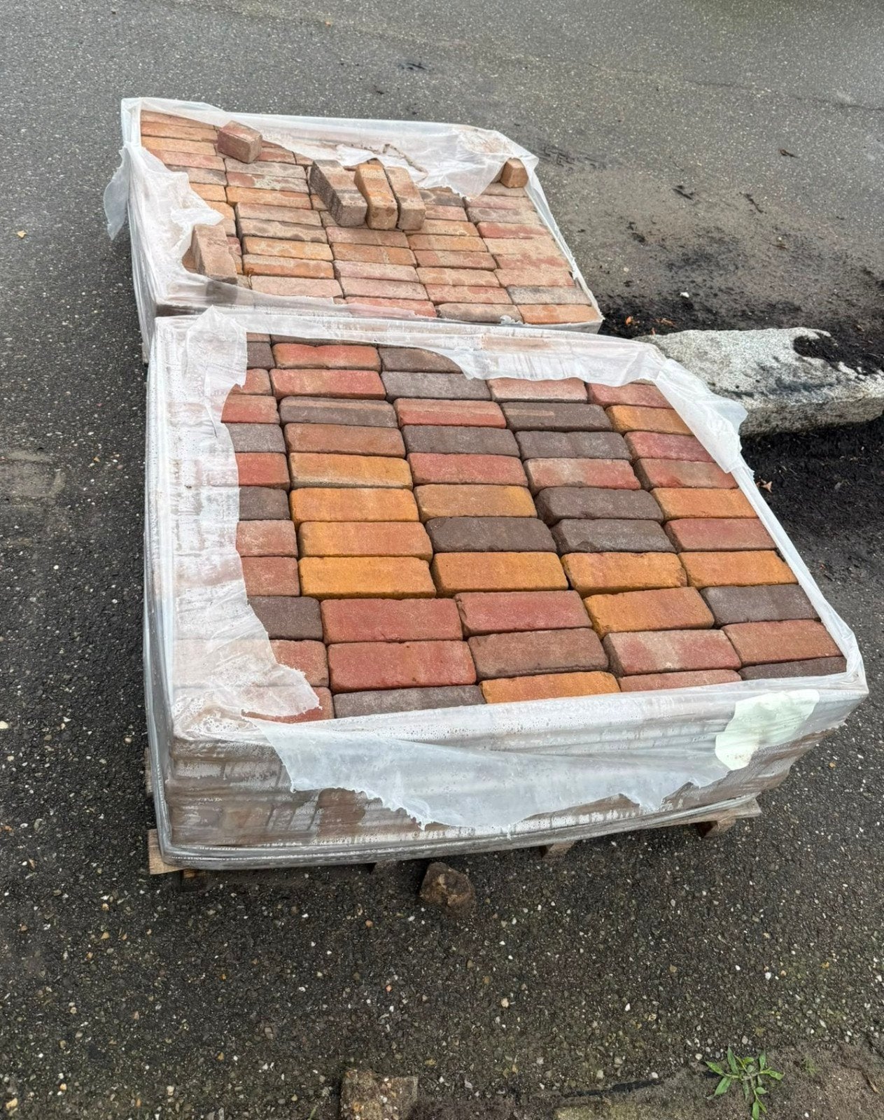 Oud biesdonk 7 m2 nieuw Gebakken dikformaat, Ophalen, Nieuw, 5 tot 10 m², Klinkers