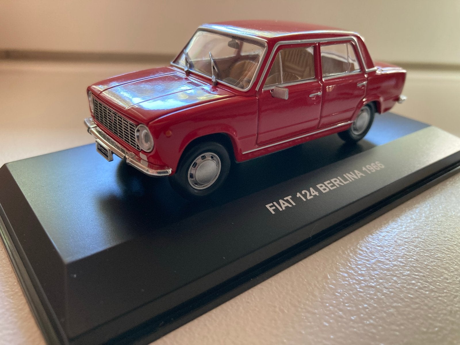 Fiat 124 Berlina 1966 - Edison Giocatolli 1/43 - Nieuw, Ophalen of Verzenden, Nieuw, Auto, Overige merken