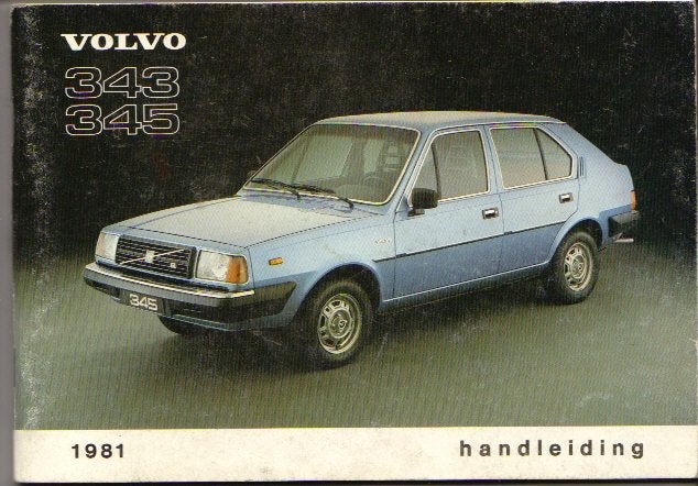 Volvo 343 345 instructieboek handleiding auto 1981, Verzenden
