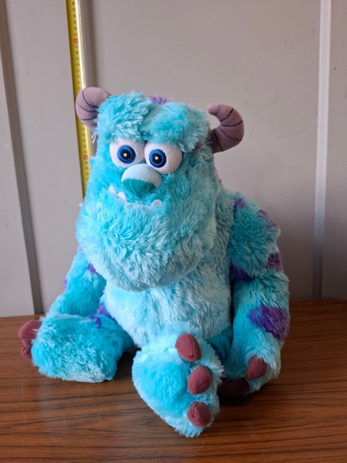 Disney Sulley knuffel Monsters en co. - Zo goed als nieuw, Disney, Overige typen, Blauw, Ophalen of Verzenden