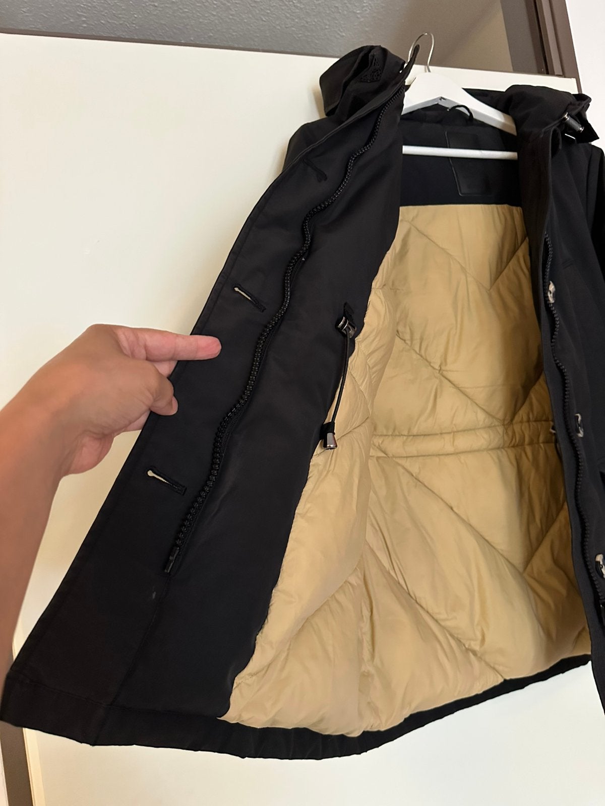 Airforce 4 pocket Parka zwarte winterjas maat S, Kleding | Dames, Jassen | Winter, Ophalen, Gedragen, Maat 36 (S), Zwart