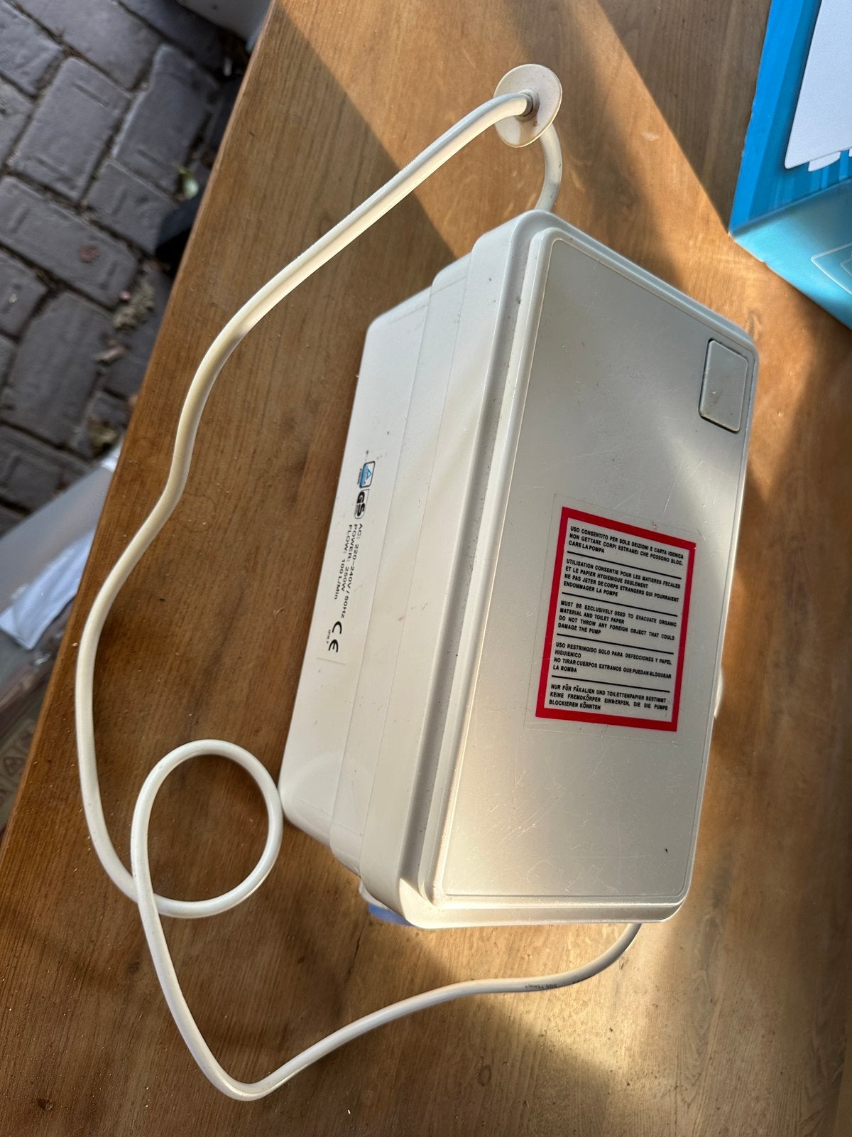 Sanibroyeur vuilwaterpomp afvalwaterpomp, Ophalen of Verzenden, Zo goed als nieuw, Overige typen