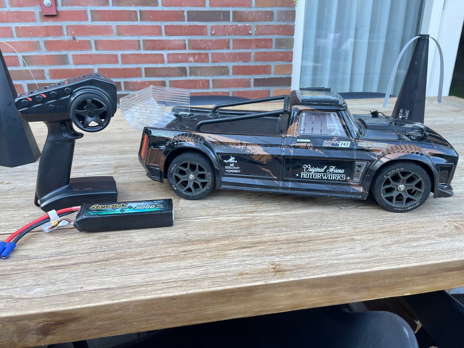 Arrma Infraction 4x4 3S BLX 1/8 rijklaare set!, Ophalen, Zo goed als nieuw, Auto offroad