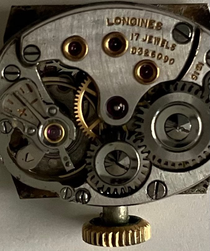 Klein caliber dames horloge uurwerkje Longines loopt, Overige merken, Gebruikt, Polshorloge, Overige materialen