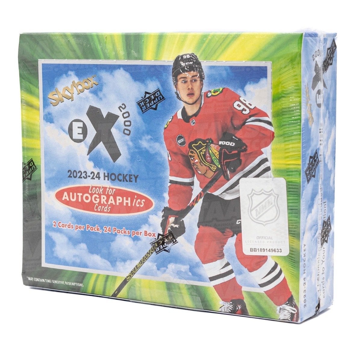2023-24 NHL E-X 2000 Hockey Trading Card Box. Nieuw, Ophalen, Nieuw, Overige sporten, Spelerskaart