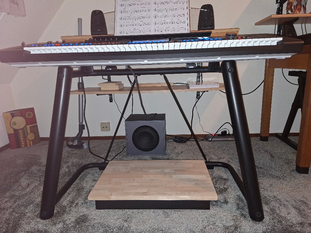 Yamaha L-7B keyboardstandaard, Ophalen, Zo goed als nieuw, Instrumentstandaard, Keyboard of Synthesizer