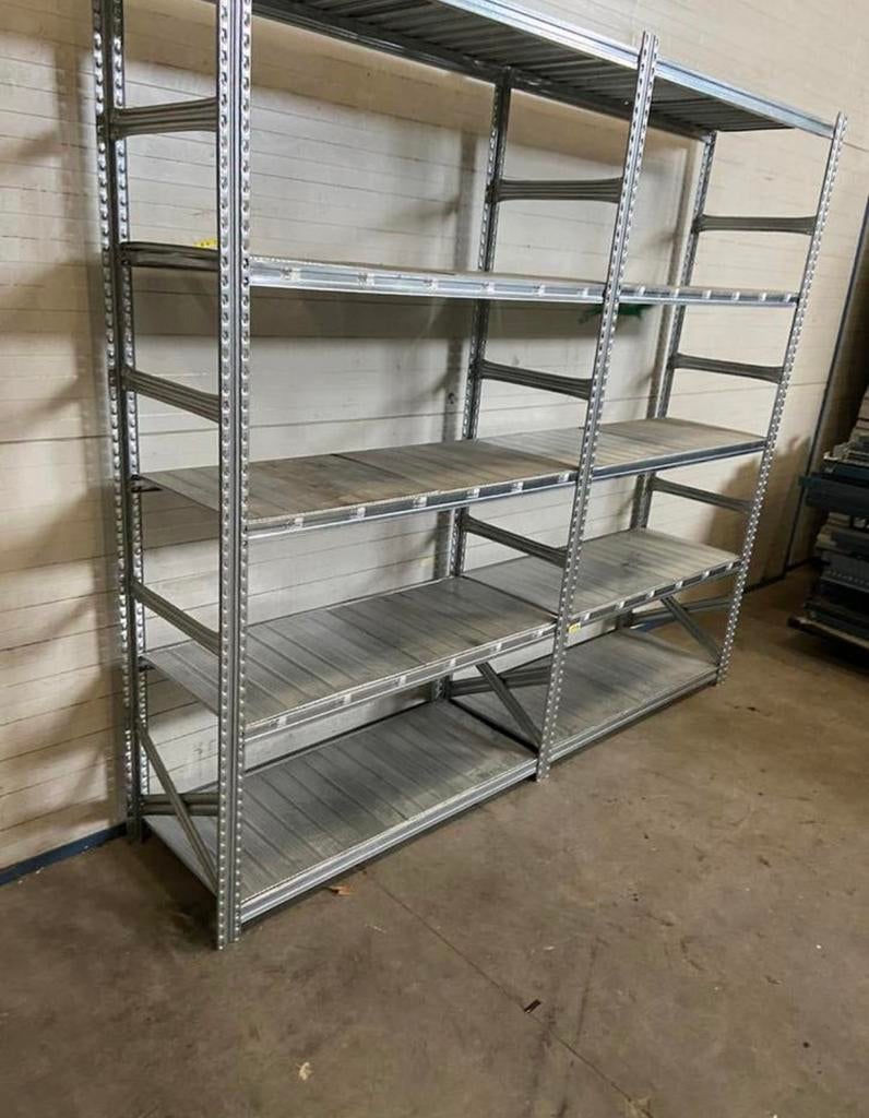 Legbordstelling 60 diep stelling /kratten grote partij, 100 cm of meer, 60 cm of meer, Ophalen of Verzenden, Zo goed als nieuw