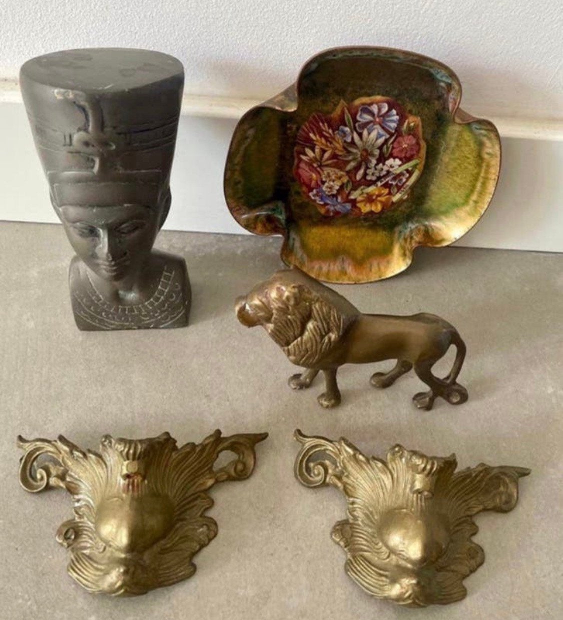 Antiek diverse bronzen objecten-Samen 30 euro., Ophalen of Verzenden