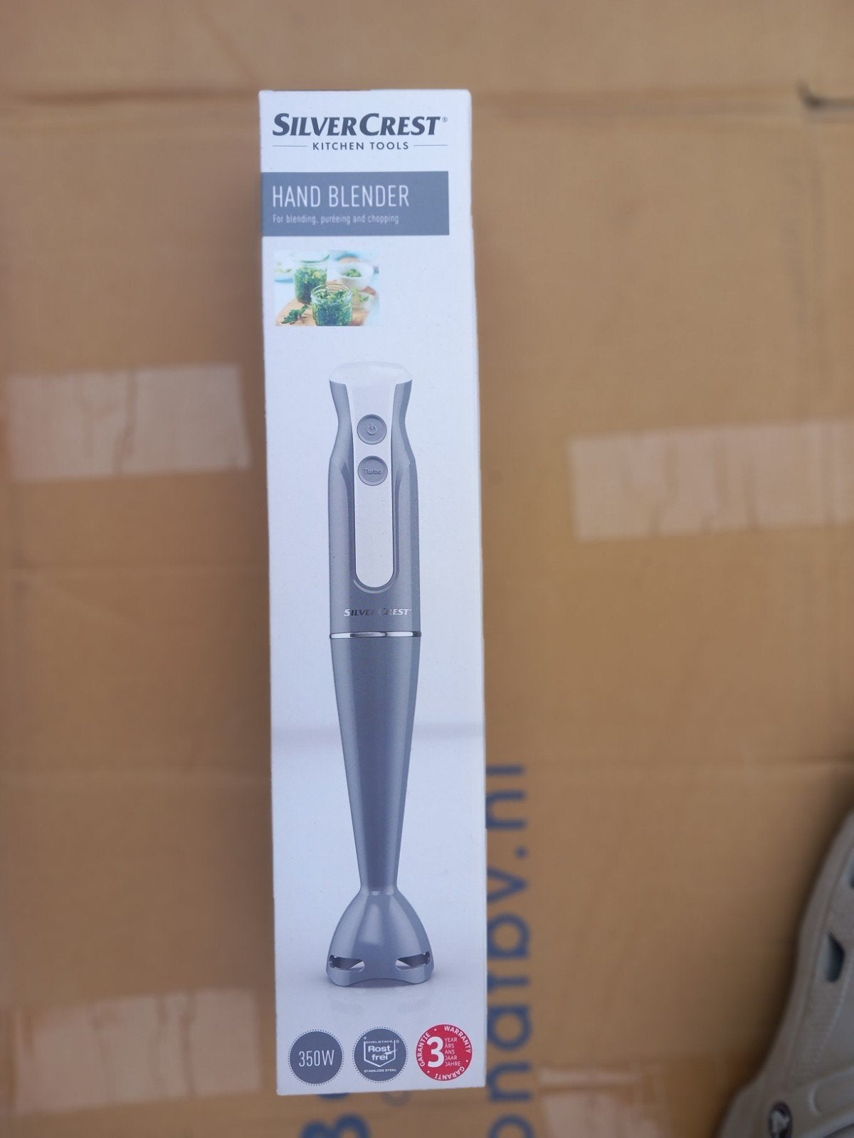 SilverCrest Staafmixer 350W - Nieuw in doos, Ophalen of Verzenden, Nieuw, Blender