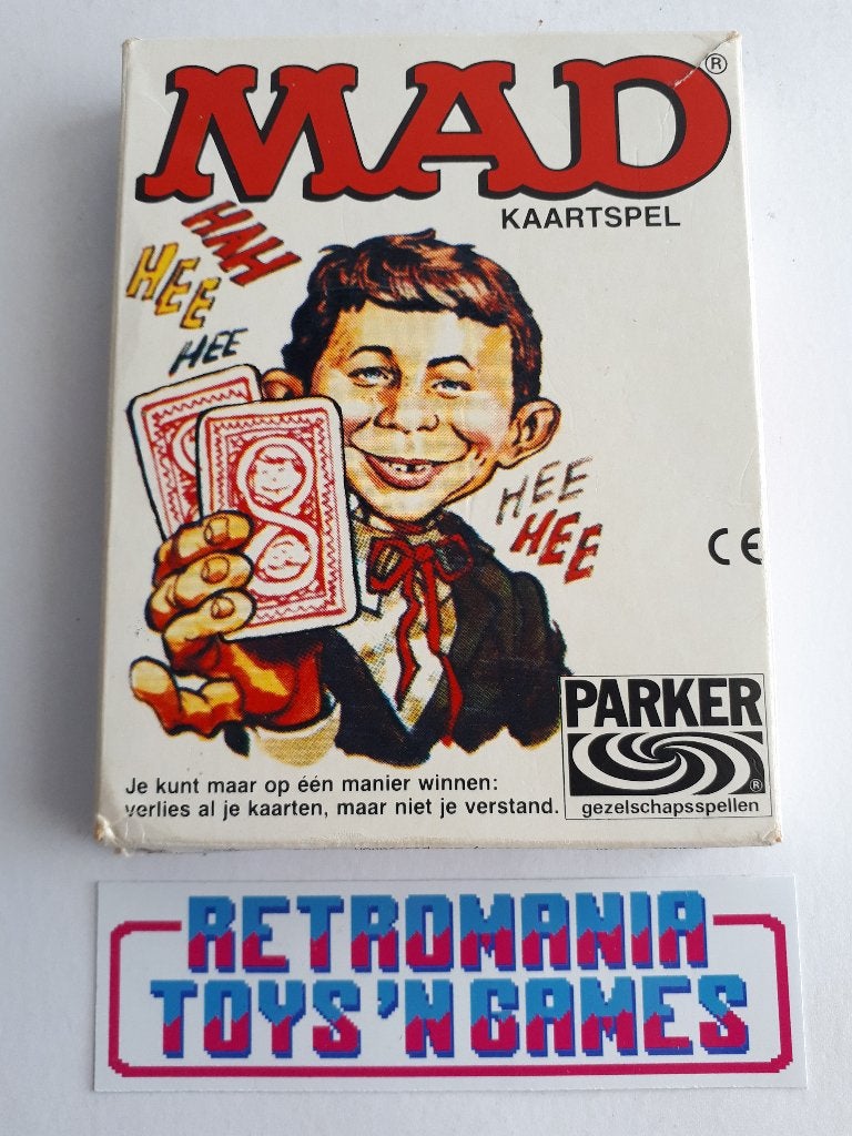 kaartspel parker - MAD, Hobby en Vrije tijd, Gezelschapsspellen | Kaartspellen, -, Verzenden, -, Zo goed als nieuw