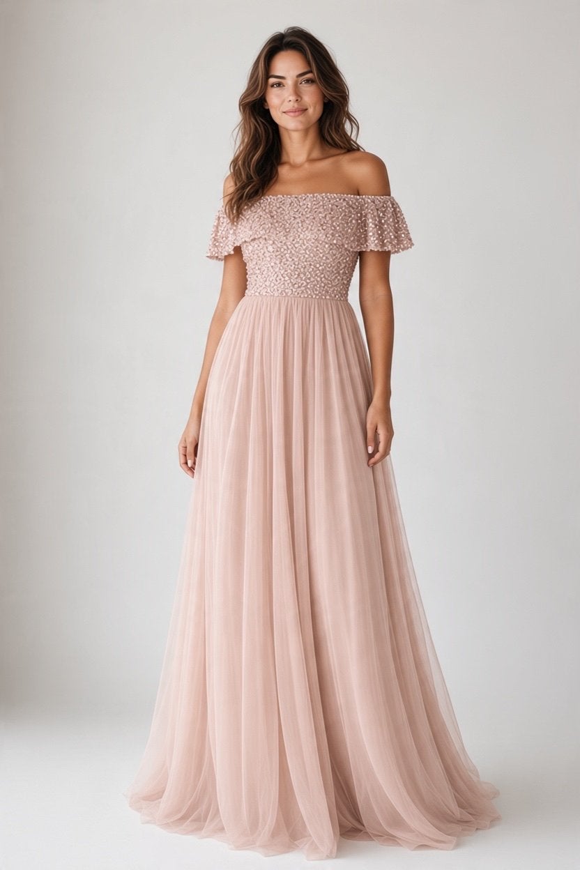 Maya Petite Galajurk met pailletten en tule - Maat 38, Kleding | Dames, Maat 38/40 (M), Galajurk, Verzenden, Zo goed als nieuw