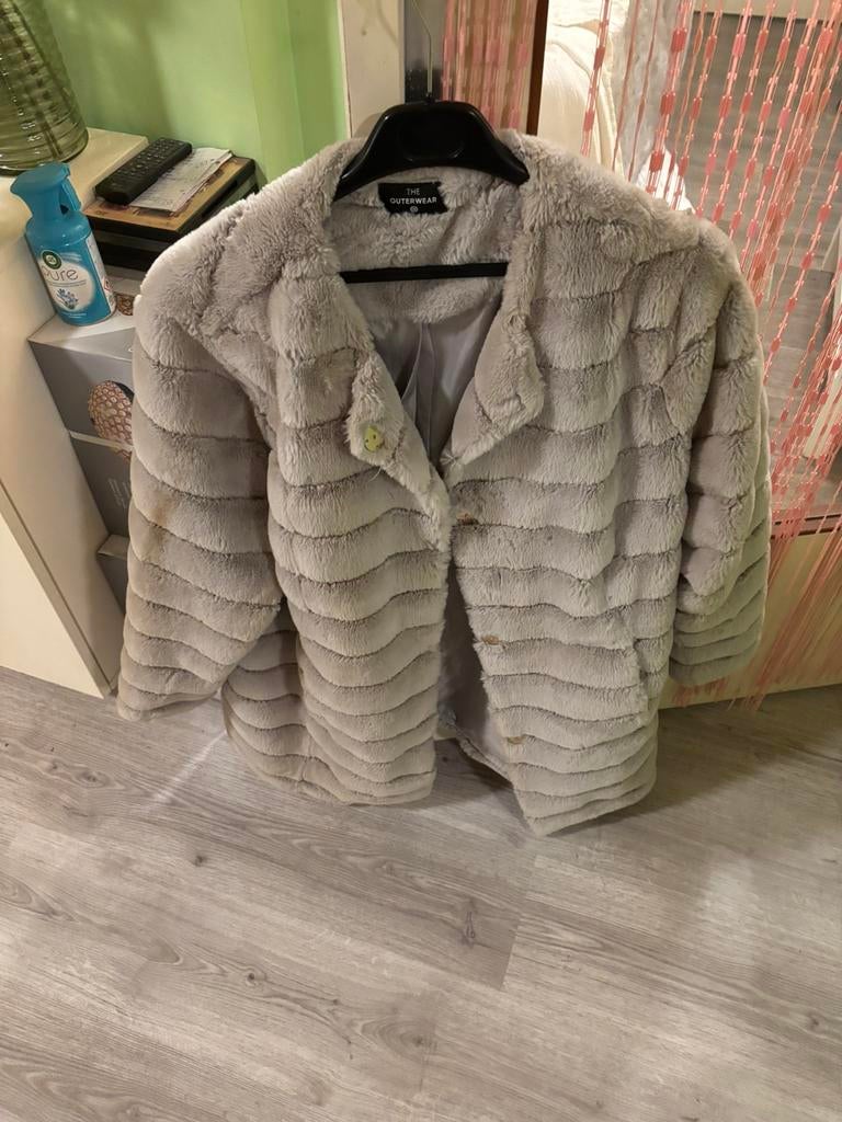 Winter jas XL ✅✅, Kleding | Dames, Ophalen, Zo goed als nieuw, Maat 46/48 (XL) of groter, Grijs