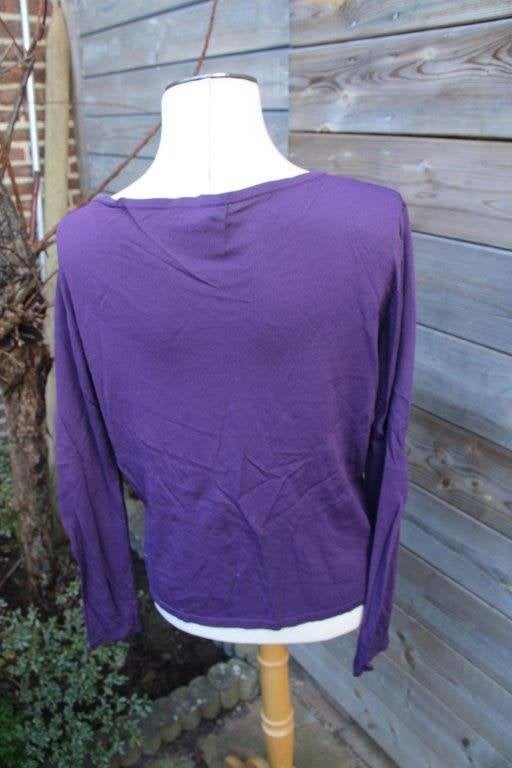 Vest aubergine SAM Knitwear mt XXL Vaste prijs OPRUIMING, Kleding | Dames, Truien en Vesten, Ophalen of Verzenden, Zo goed als nieuw