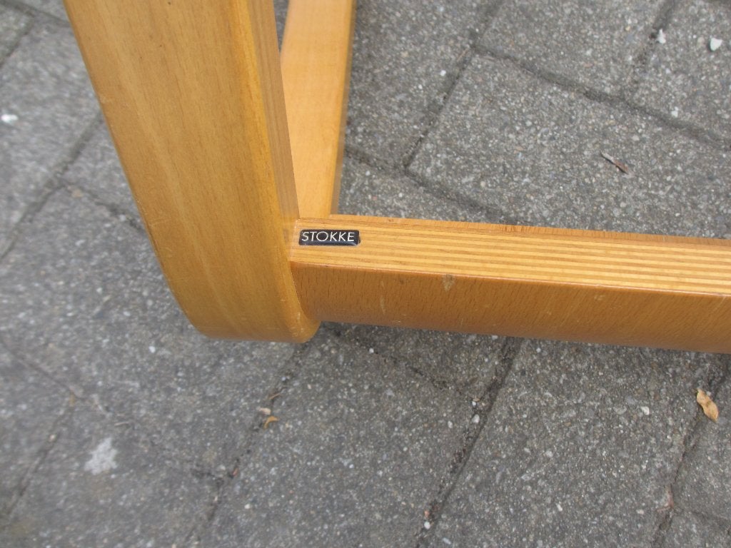 Stokke Varier balans design kniestoel, Gebruikt, Zwart, Ophalen of Verzenden, Bureaukruk