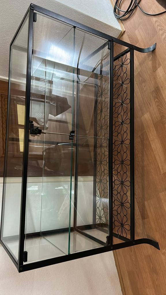 Klingsbo Ikea Vitrine kast, Ophalen, 100 tot 150 cm, Glas, Minder dan 100 cm