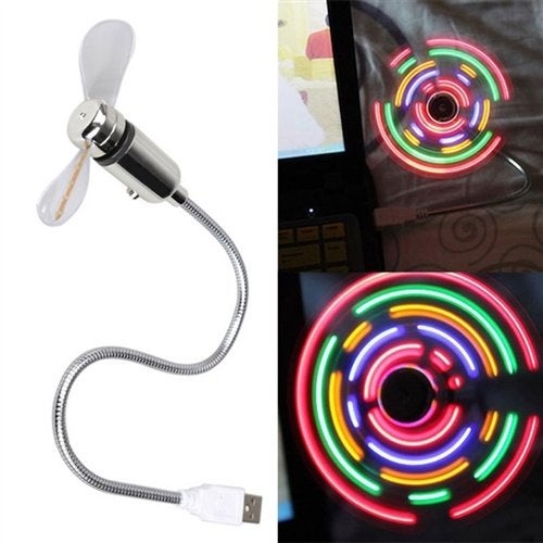 USB Ventilator met Led Verlichting, Computers en Software, Overige Computers en Software, Verzenden, Nieuw