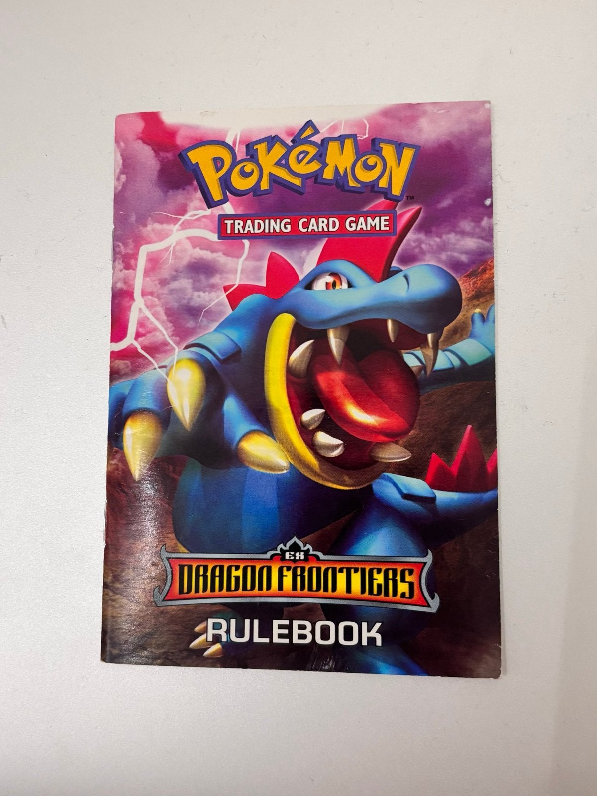 Pokemon Dragon Frontiers Rulebook, Ophalen of Verzenden, Zo goed als nieuw, Boek of Catalogus