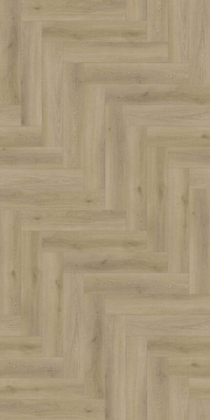 PVC Vloer Visgraat Dryback 04, Visgraat, Modern, Houtlook, Bruin, Nieuw, Ophalen of Verzenden