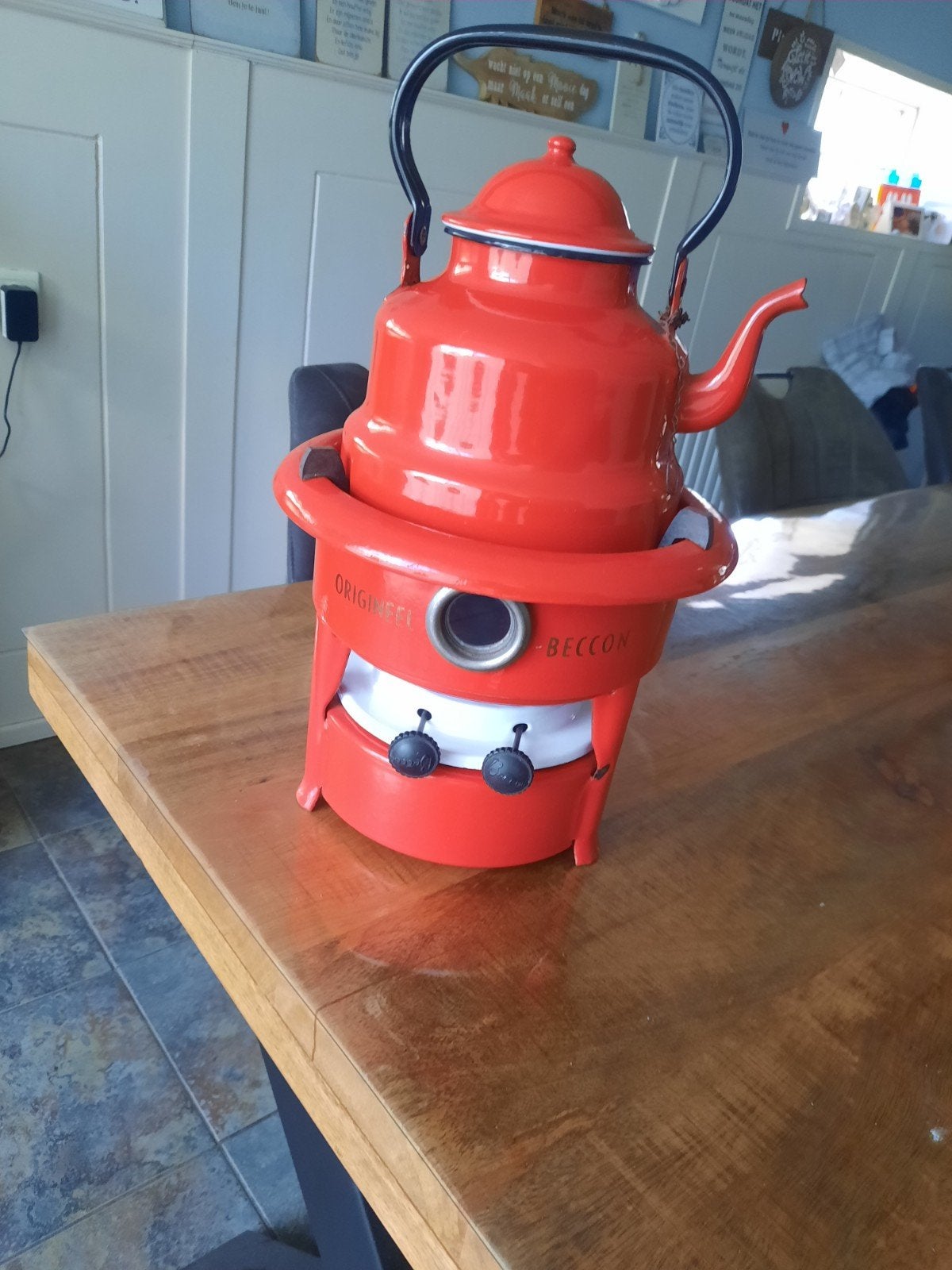 2 pits petroleumstel met ketel, Ophalen of Verzenden