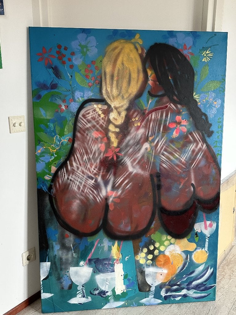 Mooi werk Aspen Hagen. Tweeling (150cm x 100cm), Ophalen, Overige materialen, Overige technieken, Overig onderwerp