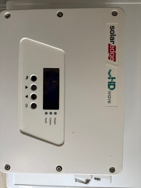 SolarEdge Omvormer, Ophalen, Gebruikt, Licht