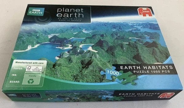 Planet Earth Habitats BBC Puzzel 1000 Stukjes Jumbo, Hobby en Vrije tijd, Denksport en Puzzels, Verzenden, 500 t/m 1500 stukjes