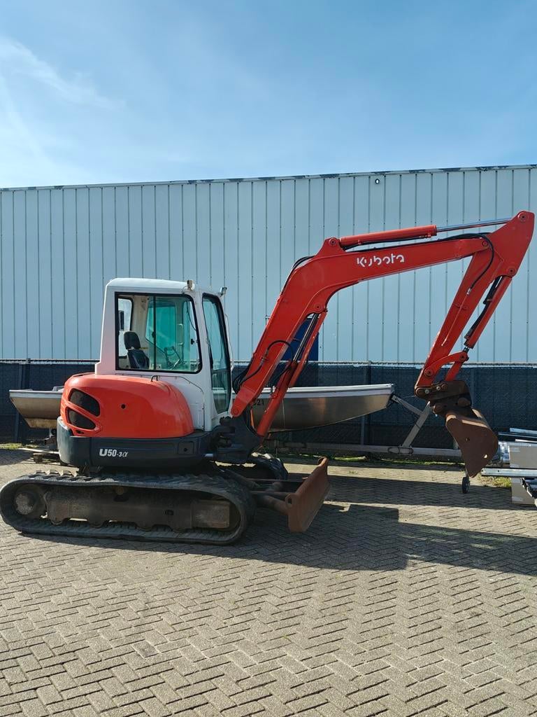 Kubota U50-3 Midigraafmachine, Ophalen of Verzenden, Graafmachine