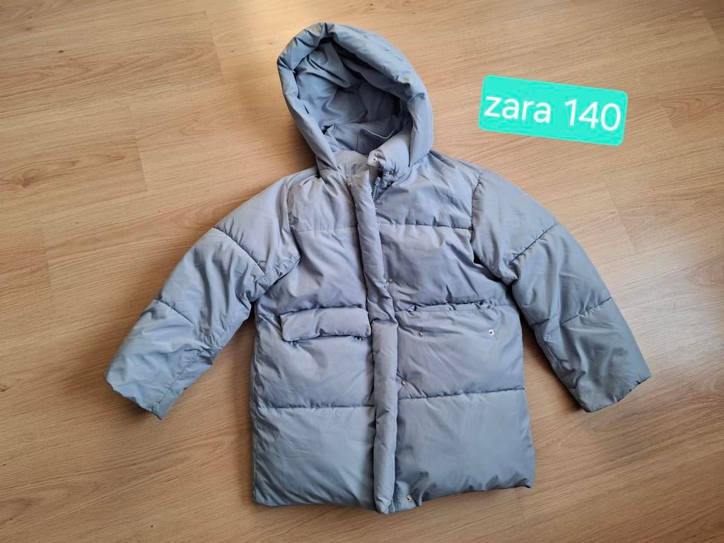 Zara gewatteerde pufferjas meisje in maat 140, Meisje, Ophalen of Verzenden, Zo goed als nieuw, Zara girls