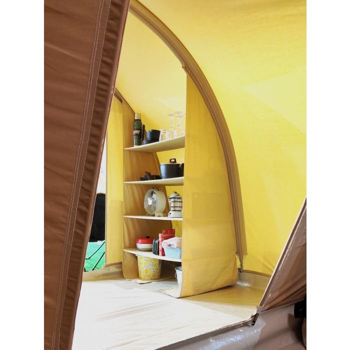 Karsten tenten 300-325 verlengluifel + kastenwand, Caravans en Kamperen, Tenten, Ophalen, Zo goed als nieuw, Tot en met 4