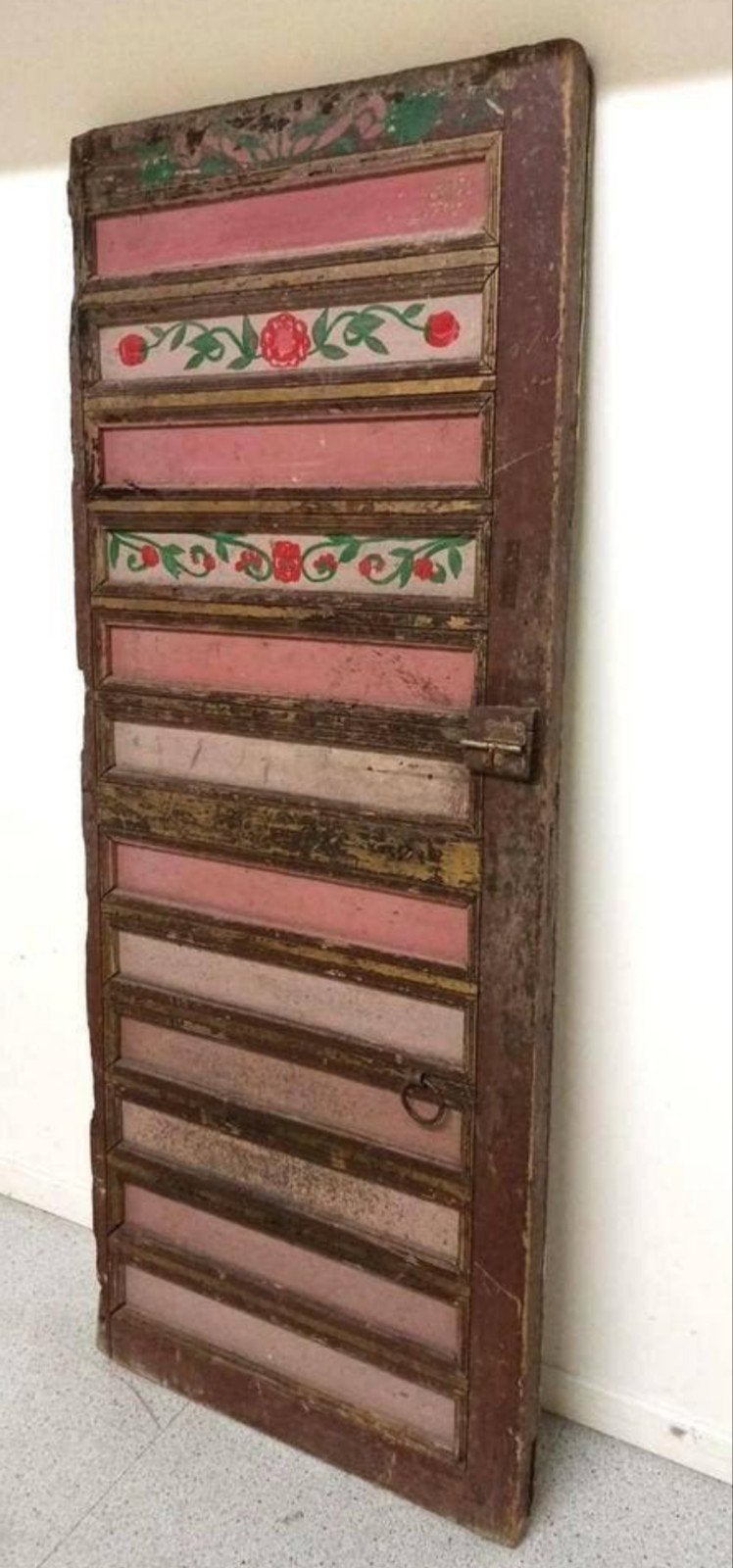Vintage Marokkaanse deur, 177 cm x 71,5 cm, Huis en Inrichting, Woonaccessoires | Overige, Ophalen, Tweedehands, Hout, Tweedehands