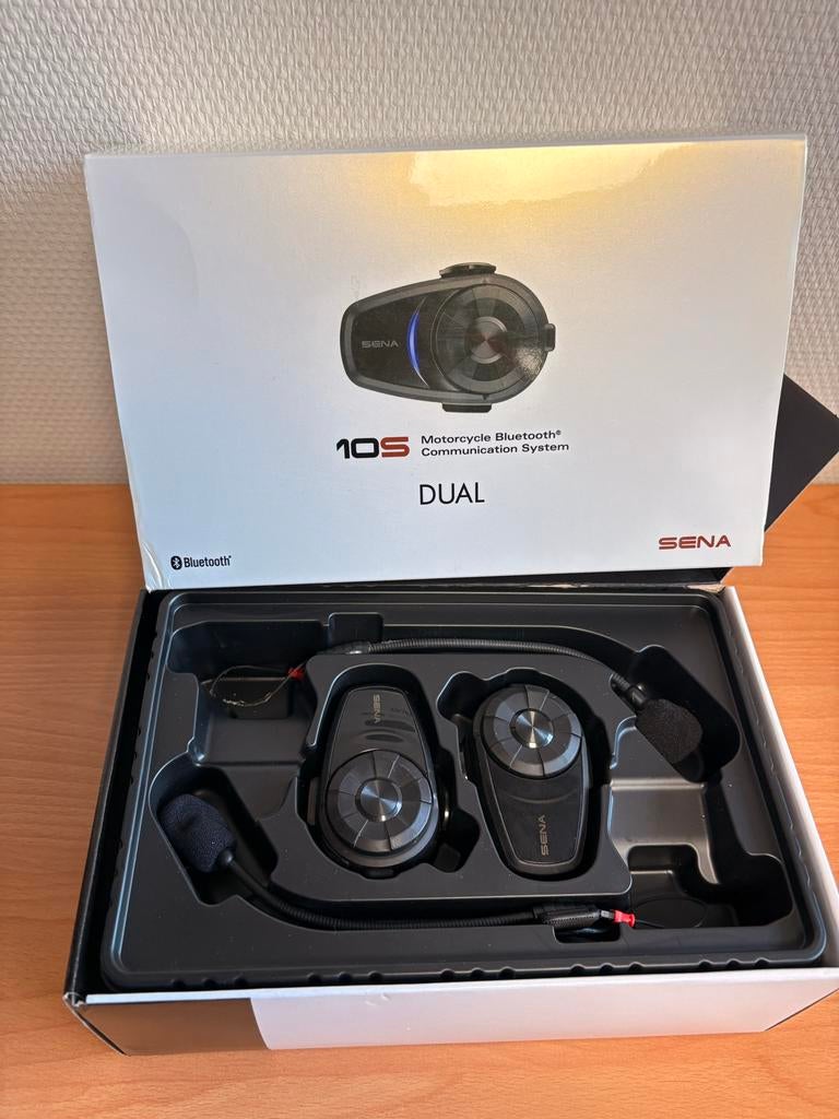 Sena 10S Dual Set Bluetooth Communicatiesysteem, Ophalen of Verzenden, Gebruikt