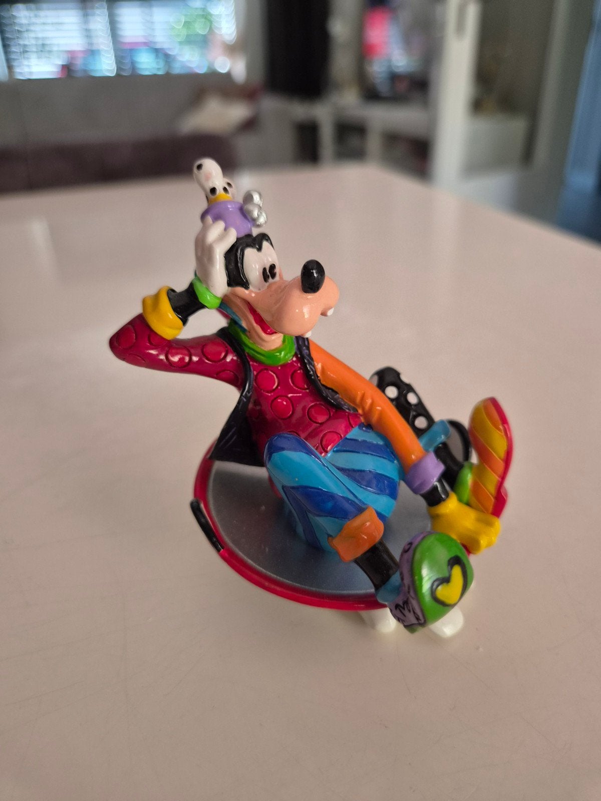 Disney Britto Goofy In slee, Ophalen of Verzenden, Goofy of Pluto, Zo goed als nieuw, Beeldje of Figuurtje