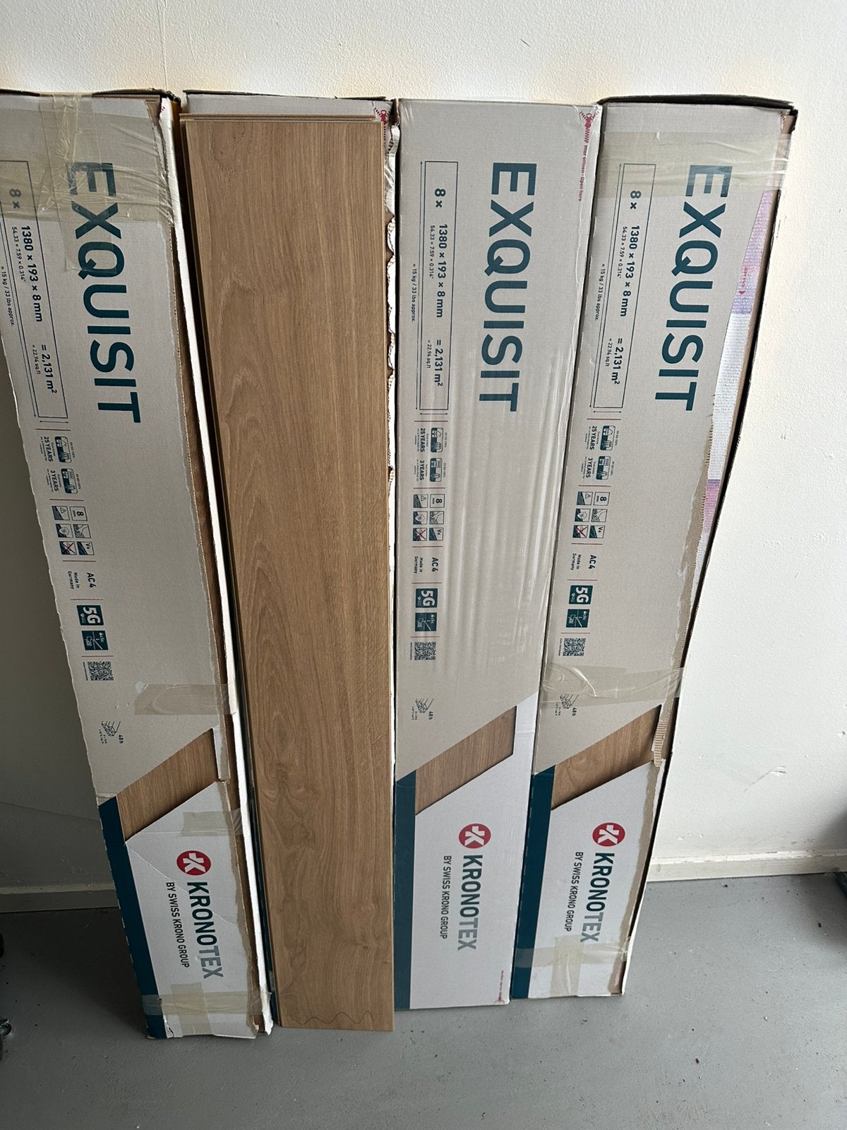 Kliklaminaat, 50 tot 150 cm, Ophalen of Verzenden, Zo goed als nieuw, Minder dan 5 m²