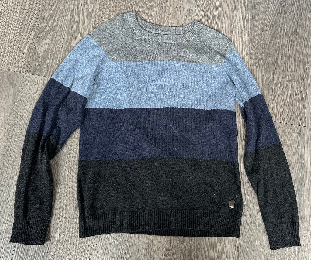 Nieuwe nette Mexx jongens trui grijs blauw zwart 134-140, Kinderen en Baby's, Kinderkleding | Maat 134, Mexx, Trui of Vest, Nieuw