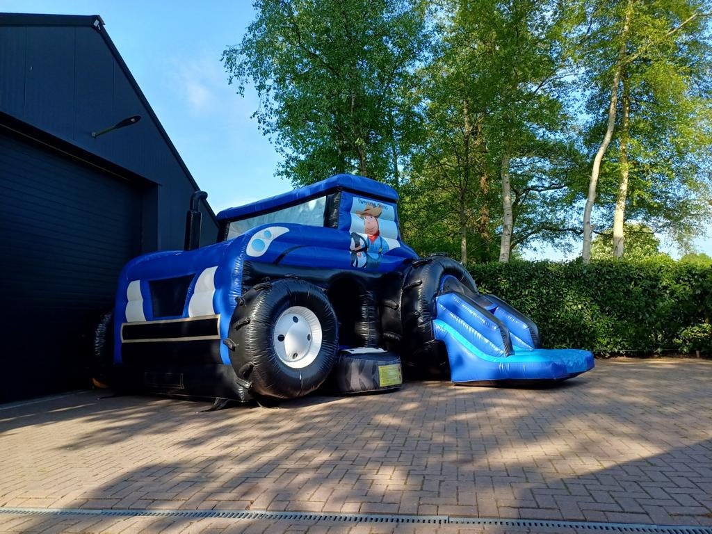 Te huur diverse springkussens stormbaan tobbedansbaan, Ophalen of Verzenden, Zo goed als nieuw, Overige