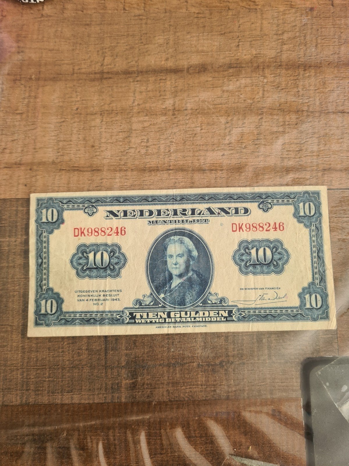 oude biljet, Postzegels en Munten, Bankbiljetten | Nederland, Ophalen of Verzenden, 25 gulden