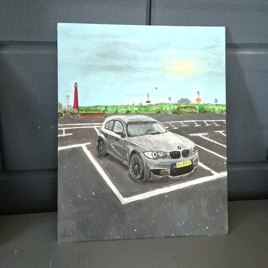 Handgeschilderd custom autoportretten, Schilderkunst