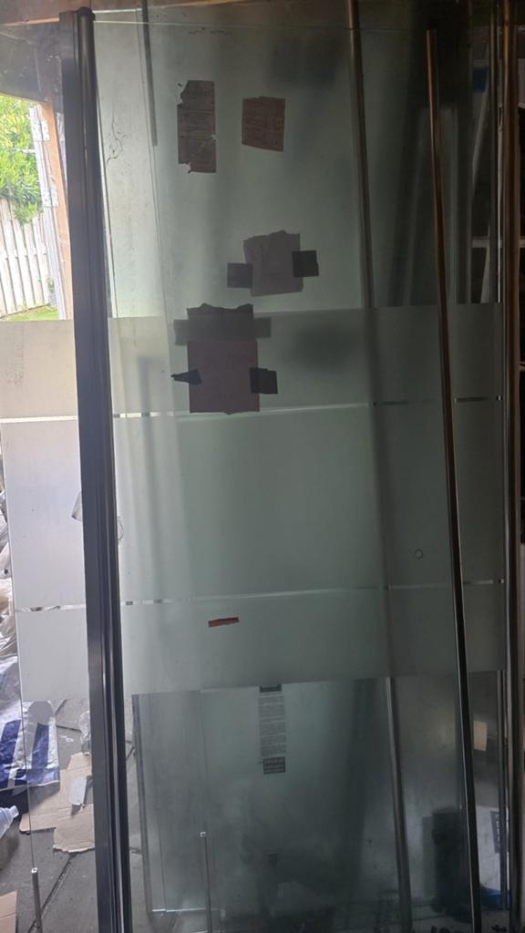Partij douche wanden en deuren, Ophalen of Verzenden, Nieuw, Glasplaat, 160 cm of meer
