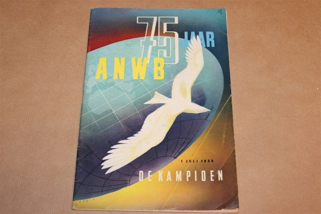 75 Jaar ANWB — Vintage Jubileumnummer De Kampioen 1958, Ophalen of Verzenden, Gelezen, Algemeen